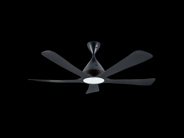 Mẫu quạt 5 cánh có tích hợp đèn LED đổi màu và điều khiển qua ứng dụng điện thoại