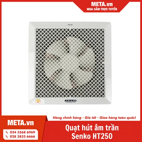 Quạt hút âm trần phòng ngủ Senko HT250