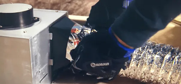 Hướng dẫn kết nối hệ thống ống dẫn gió mềm cho quạt hút âm trần