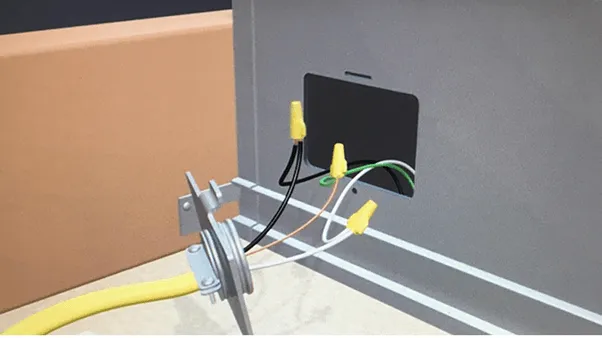 Thực hiện đấu nối dây điện nguồn cho quạt thông gió âm trần theo đúng sơ đồ kỹ thuật