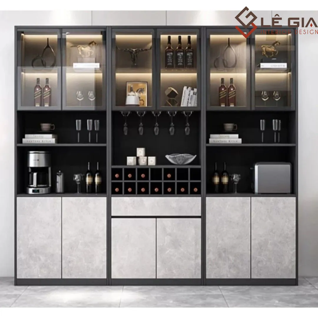 Mẫu tủ rượu đẹp cho phòng khách đẳng cấp LG-TR034