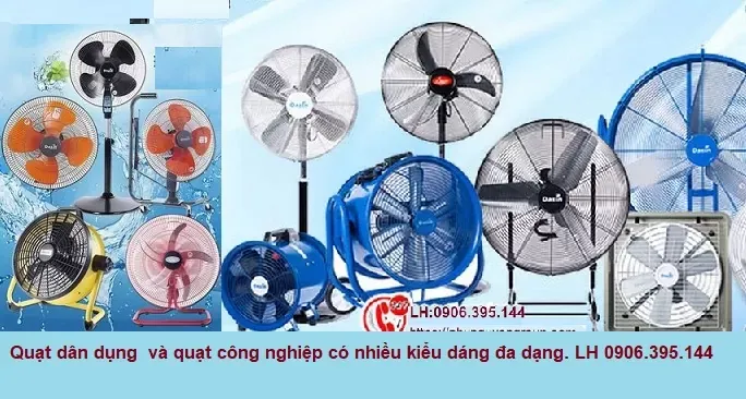 So sánh các mẫu quạt dân dụng và quạt công nghiệp sử dụng bạc đạn 2026